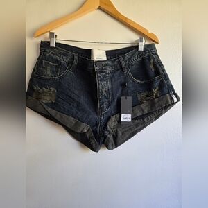 ONE TEASPOON, Fox Bpack Bandit, Fox Black‎ (Blue/Black), Size 30, NWT!